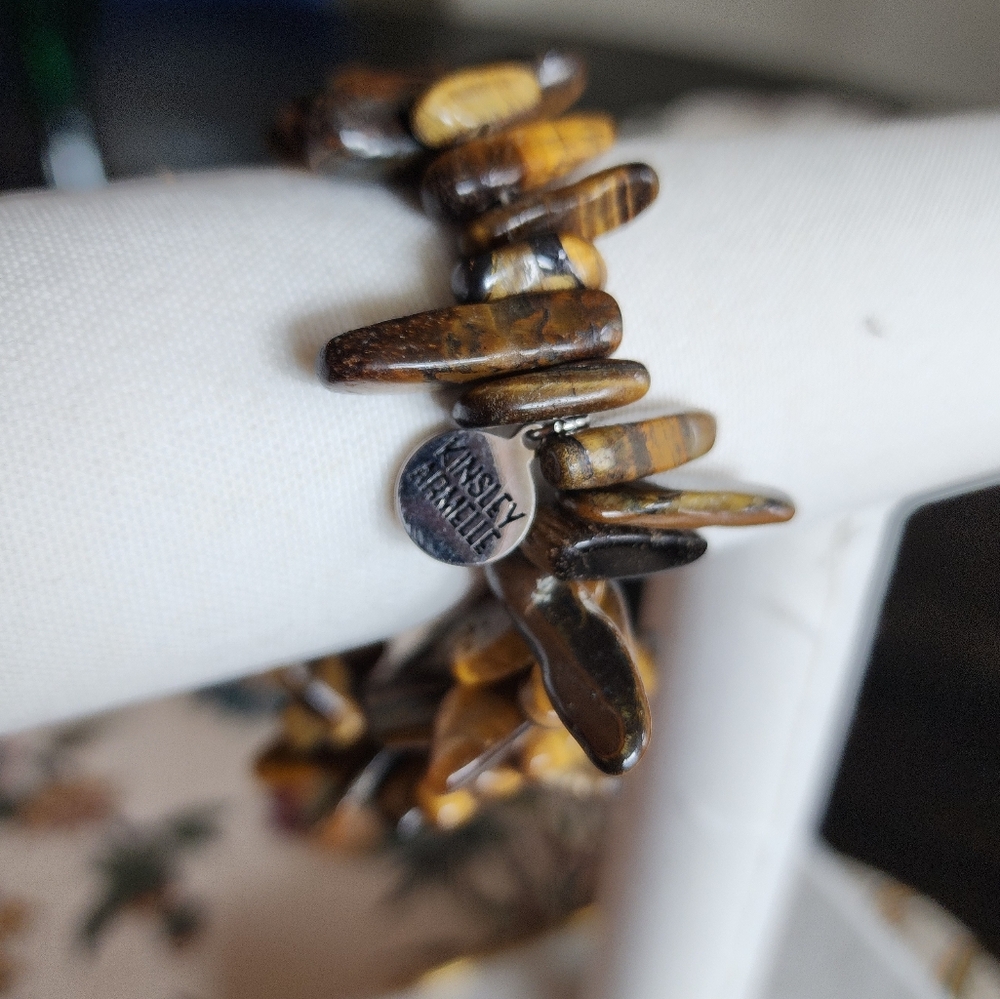 Kinsley Armelle Tigers Eye Stone Bracelet